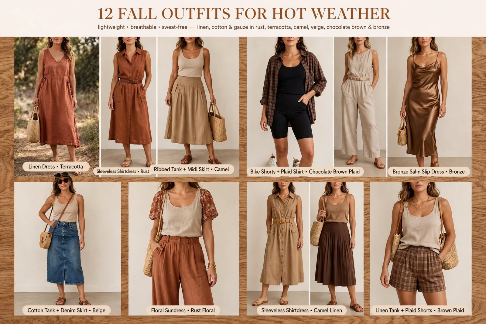 12 Fall Outfits for Hot Weather That Won’t Make You Sweat